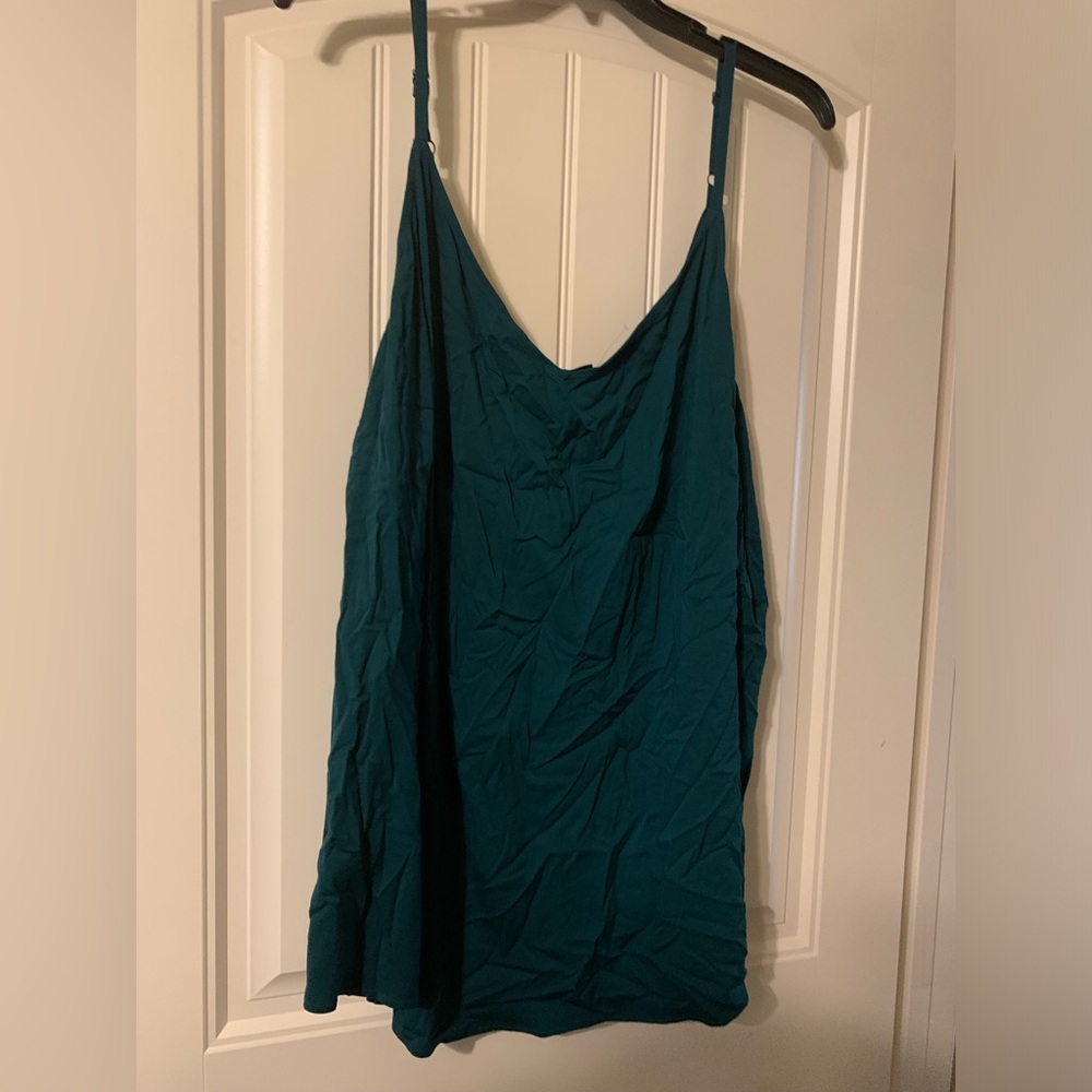 Torrid Ava Green Challis Tank